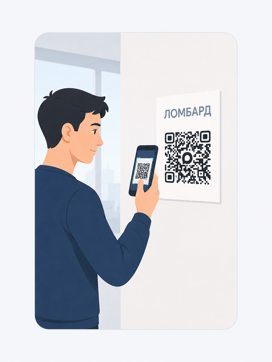 Переход в чат-бот по ссылке или QR-коду